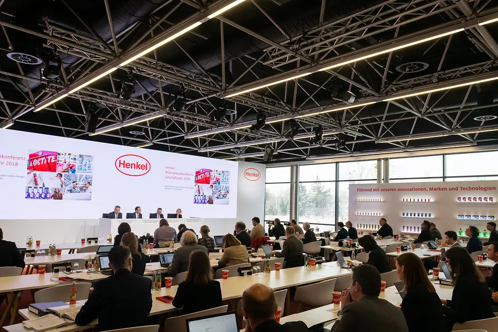 
Bilanzpressekonferenz in der Henkel-Zentrale in Düsseldorf